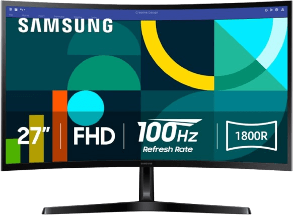 Samsung 27” Essential S3 Curved Monitor