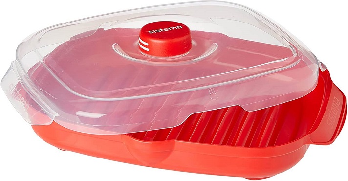 Sistema Microwave Easy Bacon Cooker
