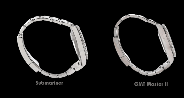 Submariner vs GMT Master II Difference 1