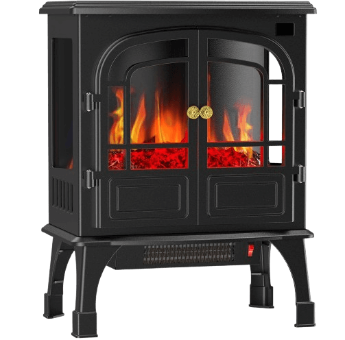 Sweetcrispy 26” Freestanding Electric Fireplace