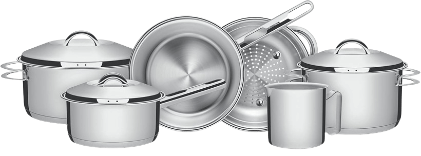 Tramontina 65510200 Cookware Set, stainless_steel