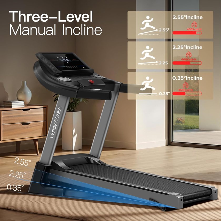 UMAY Fitness Folding Treadmill