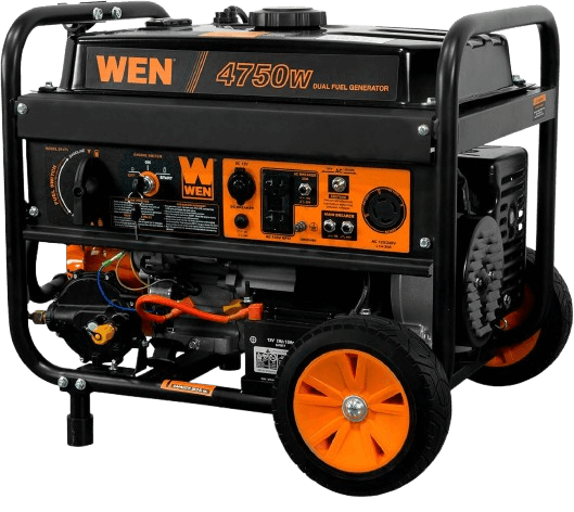 WEN 4,750-Watt Dual Fuel Portable Generator