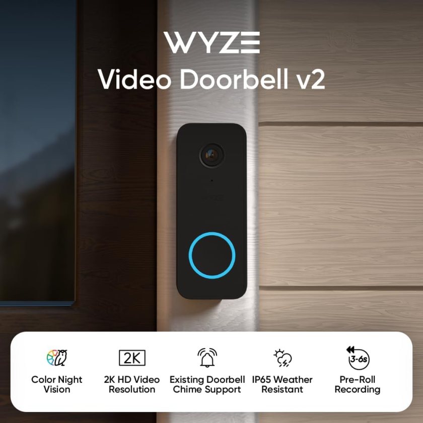 WYZE Smart Door Lock with Doorbell and Camera
