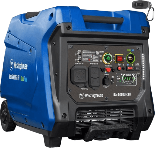 Westinghouse 5000 Peak Watt Super Quiet Dual Fuel