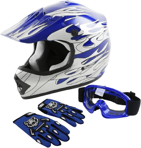 XFMT DOT Youth Kids Dirt Bike Helmet Full Face Motocross Helmet