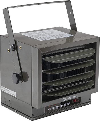 Comfort Zone Digital Fan-Forced Ceiling Mount Heater - Best Heater for Garage