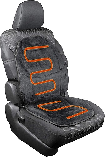 Healthmate IN9438 velour 12v heated seat cushion
