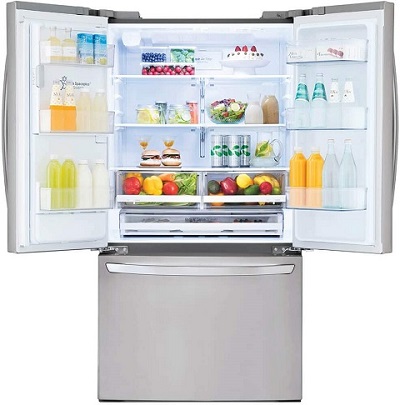 LG LFXC22526S 24 Cu. Ft. Stainless Counter Depth Refrigerator