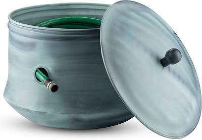 Lifesmart Garden Hose Pot Storage With Lid