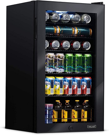 NewAir Black Beverage Refrigerator Cooler