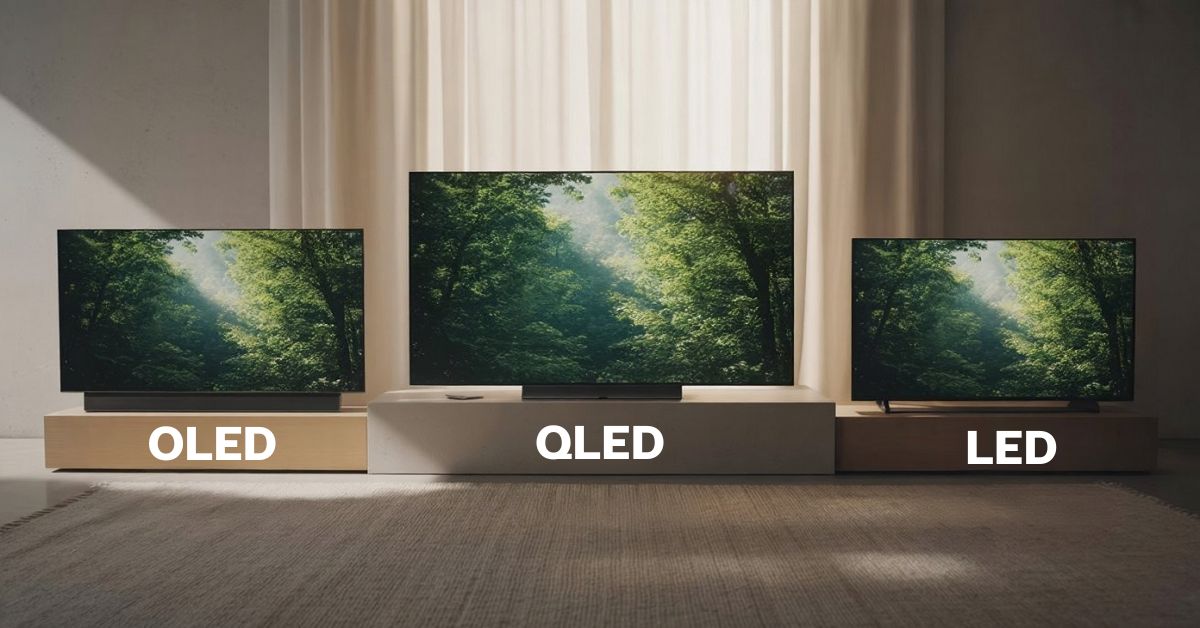 QLED Vs OLED Vs LED