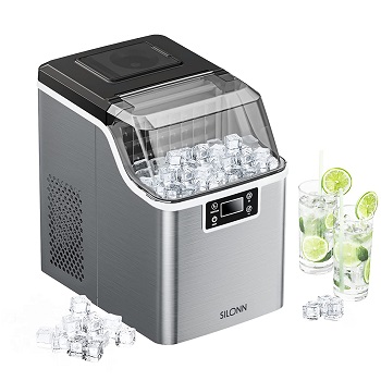 Silonn Stainless Steel Countertop Ice Maker