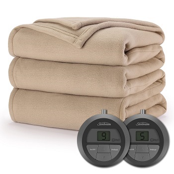 Sunbeam Heated Fleece Blanket (Queen)