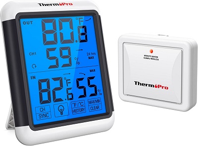 ThermoPro TP65 Indoor Outdoor Thermometer & Hygrometer